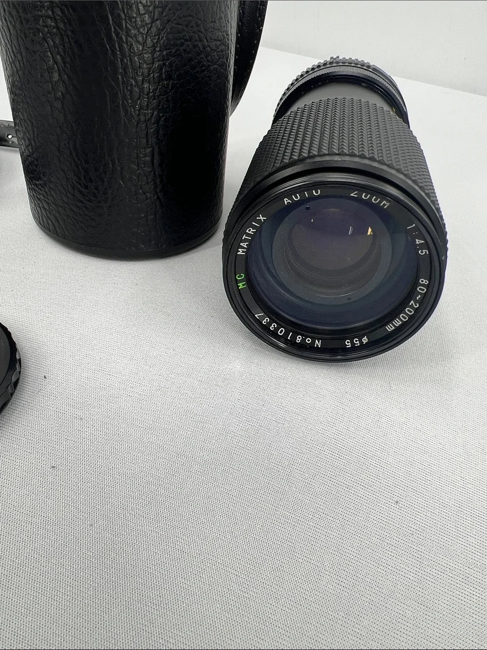Matix Black Telephoto Lens with Matching Carry Case